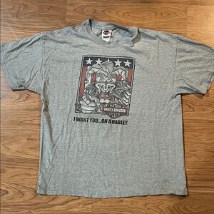 Harley-Davidson shirt joker clown I want you on a Harley Reading PA XL